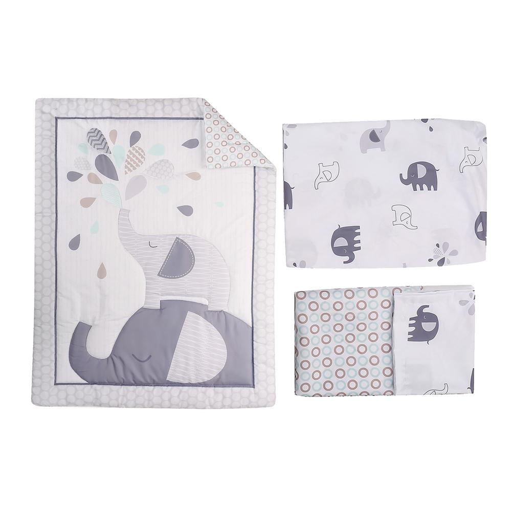 Three-Piece Baby Bedding Set Non-slip Sheets