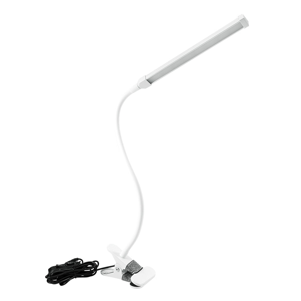 USB 360° Flexible Clamp Light Dimmable Reading Lights Clip-on Desk Lamp Table Lamp