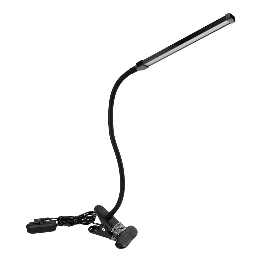 USB 360° Flexible Clamp Light Dimmable Reading Lights Clip-on Desk Lamp Table Lamp