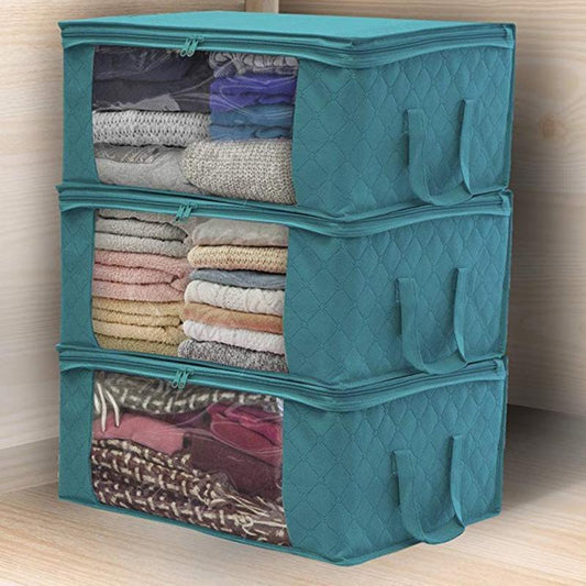 Foldable Wardrobe Storage Organizer Box