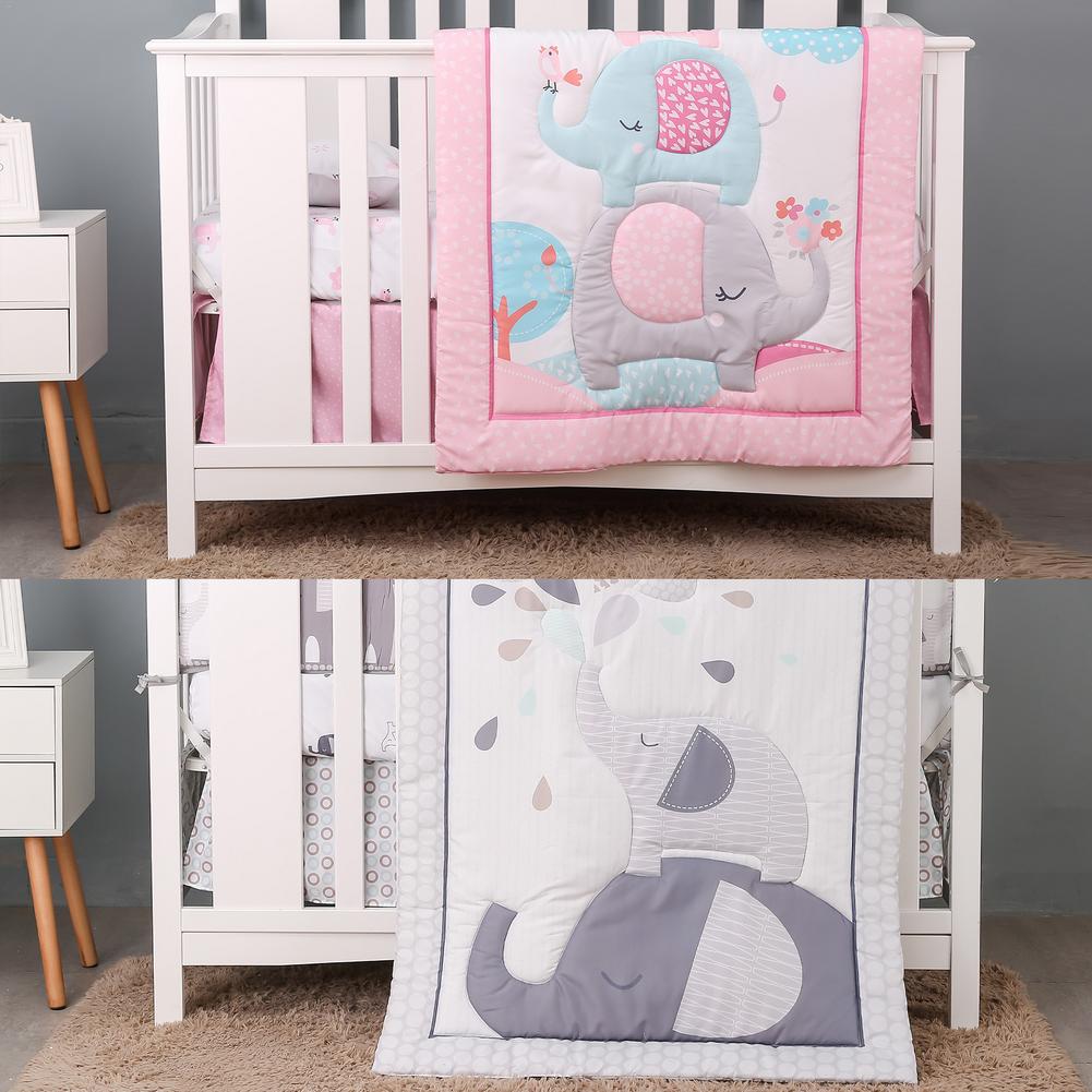 Three-Piece Baby Bedding Set Non-slip Sheets