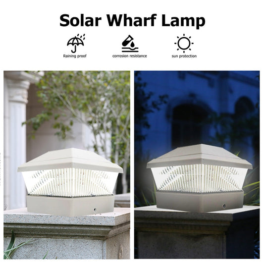 Solar Powered Waterproof Outdoor LED Lamp