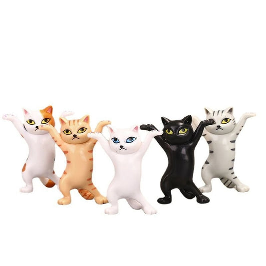 Dancing Cat Pen Holder Home Ornaments Office Desktop Decoration Kids Toy