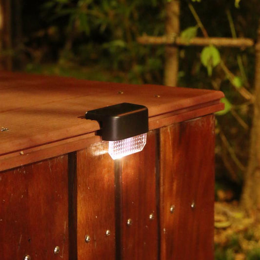 Solar LED Outdoor Step Deck Balustrade Lamps