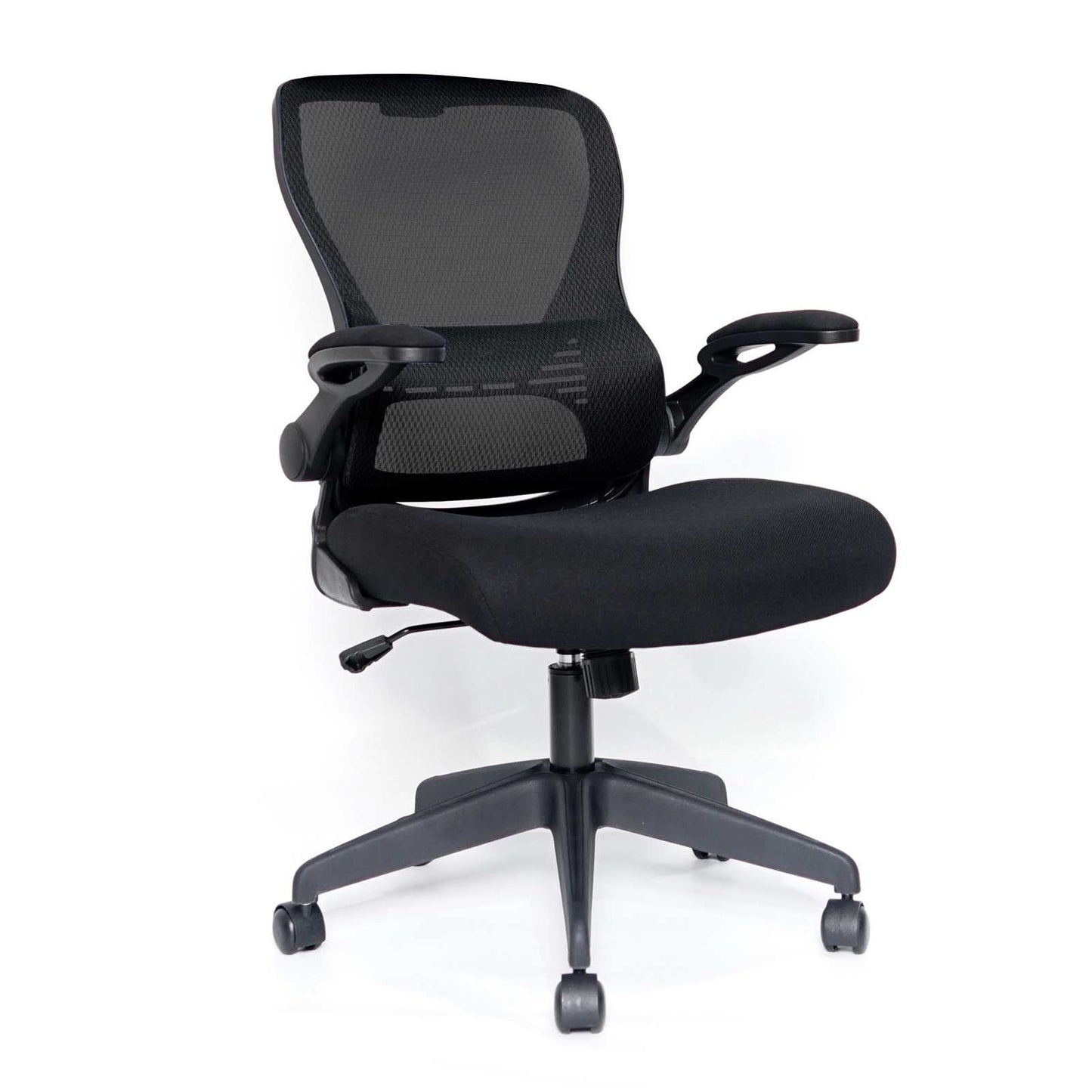 Mesh Office Chair with Lumbar Support Mid Back Computer Desk Chair Adjustable Swivel with Wheels