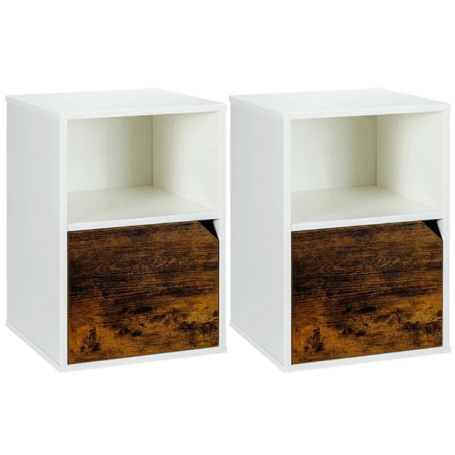 SET OF 2 NIGHTSTANDS SIDE